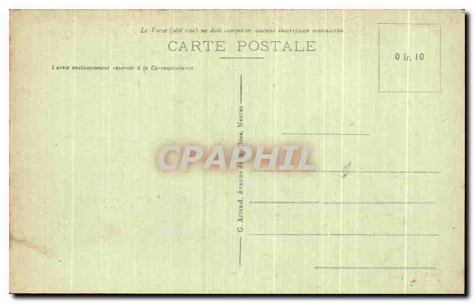 CPA Le Huelgoat Sortie du Gouffre — Rückseite