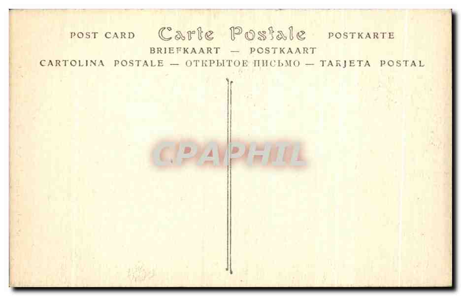 CPA Huelgoat Sortie du Gouffre — Rückseite