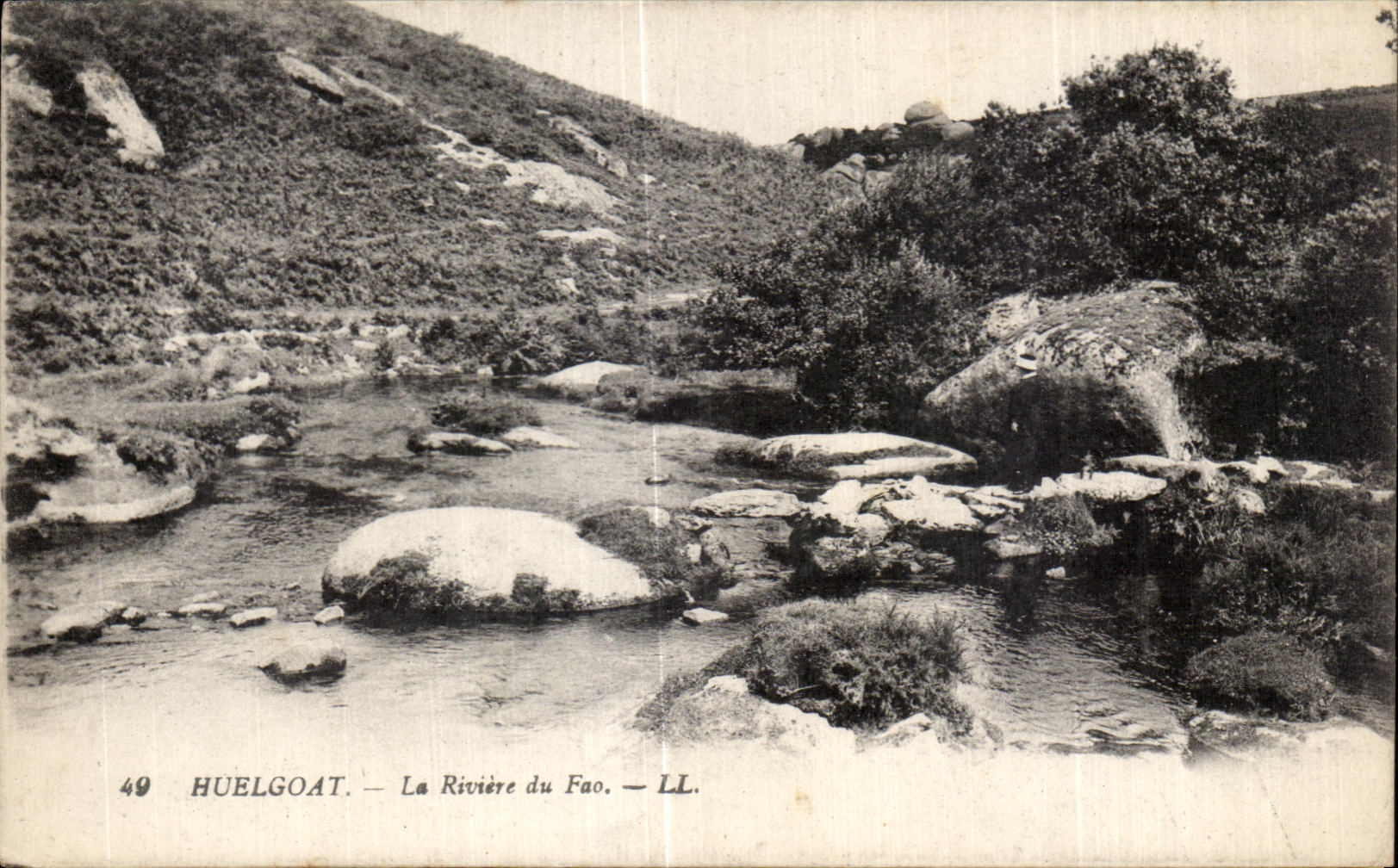 CPA Huelgoat La Riviere du Fao