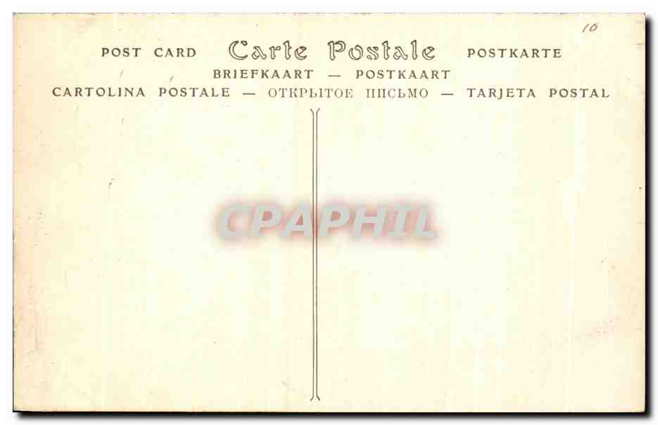 CPA Huelgoat (Finistere) Le Gouffre — Rückseite