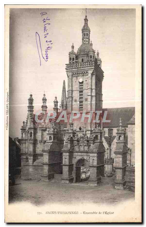CPA Saint Thegonnec Ensemble de I Eglise