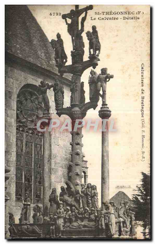 CPA St Thegonnec Le Calvaire Details
