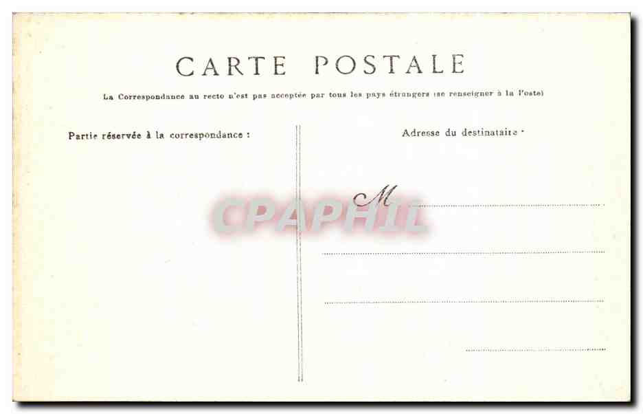 CPA Saint Thegonnec L Ossuaire et le Calvaire — Rückseite