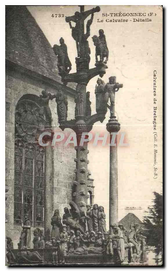 CPA St Thegonnec Le Calvaire Details