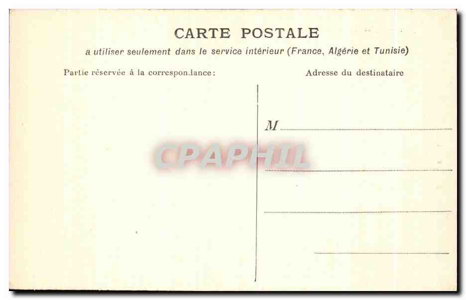 CPA Eglise de St Thegonnec Les stalles des officiants — Rückseite