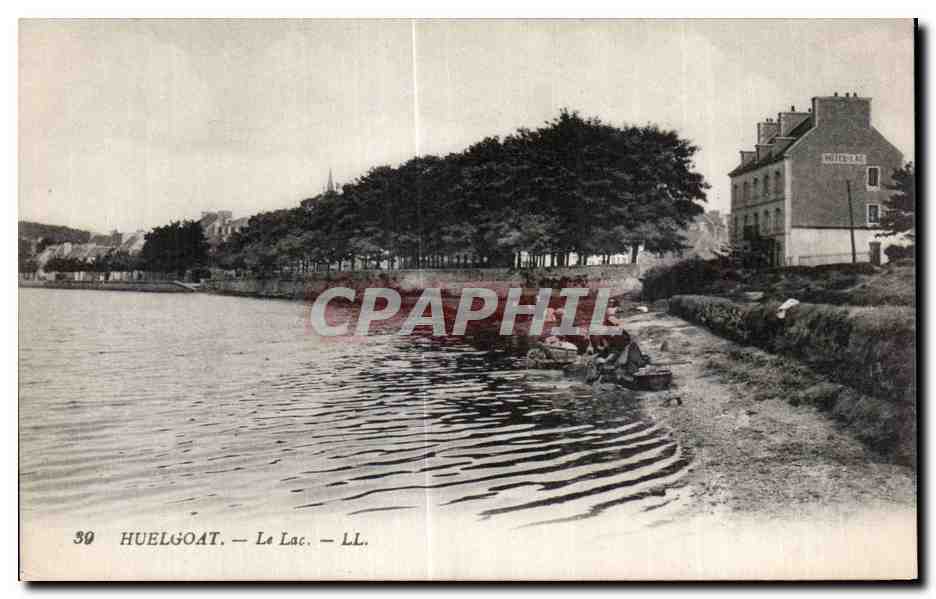 CPA Huelgoat Le Lac Lavandieres Lavoir 