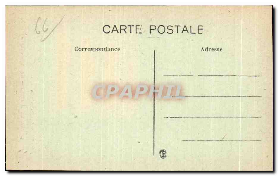 CPA Amelie les Bains Les Thermes Pujade — Rückseite