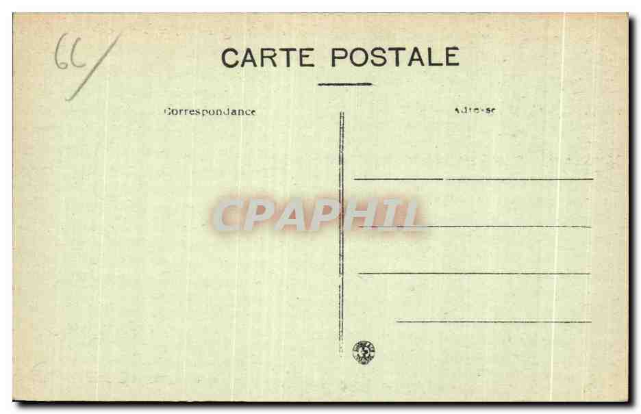 CPA Amelie les Bains Vue Generale et Palalda — Rückseite
