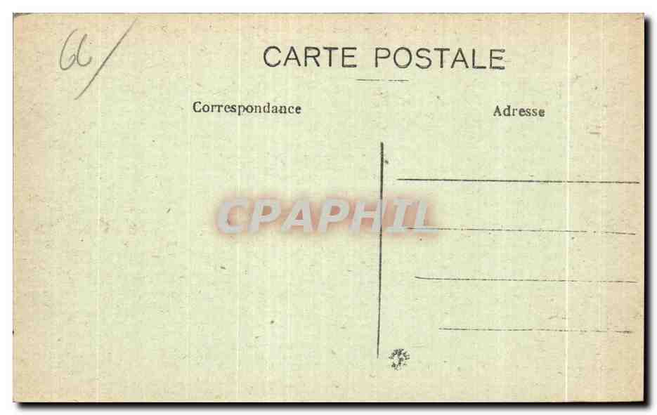 CPA Amelie les Bains Vue generale prise de la route de Montbolo — Rückseite