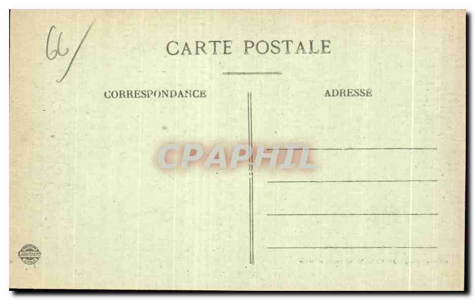 CPA Amelie les Bains Hopital Militaire Militaria  — Rückseite