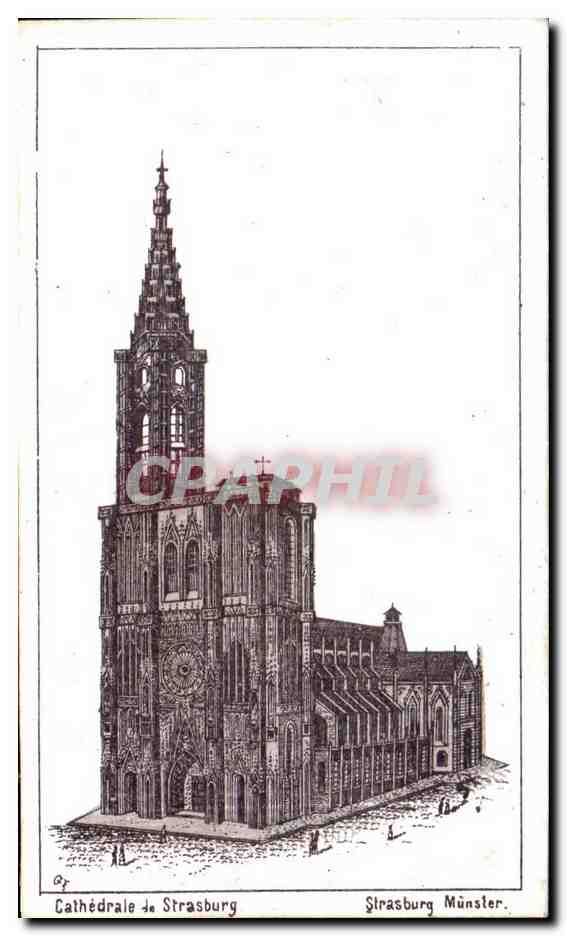 CPA Cathedrale de Strasburg Munster