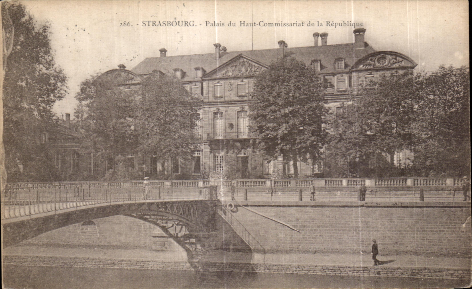 CPA Strasbourg Palais du Haut Commissariat de la Republique