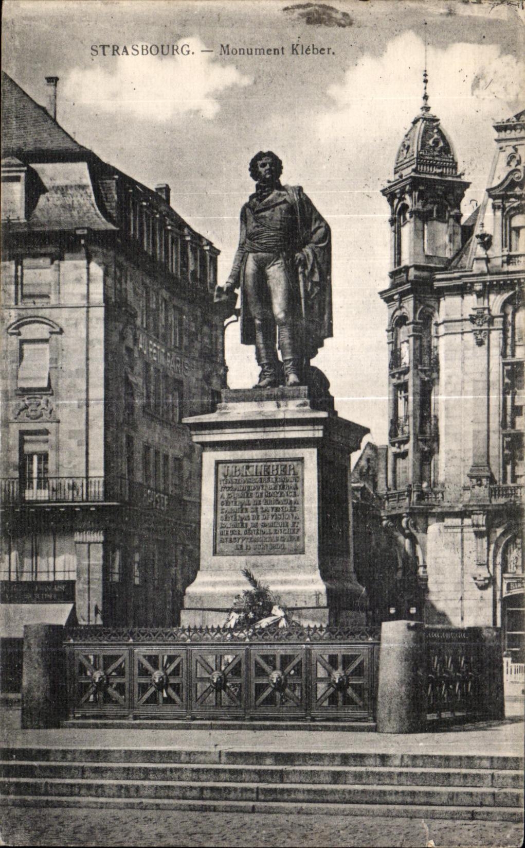 CPA Strasbourg Monument Kieber