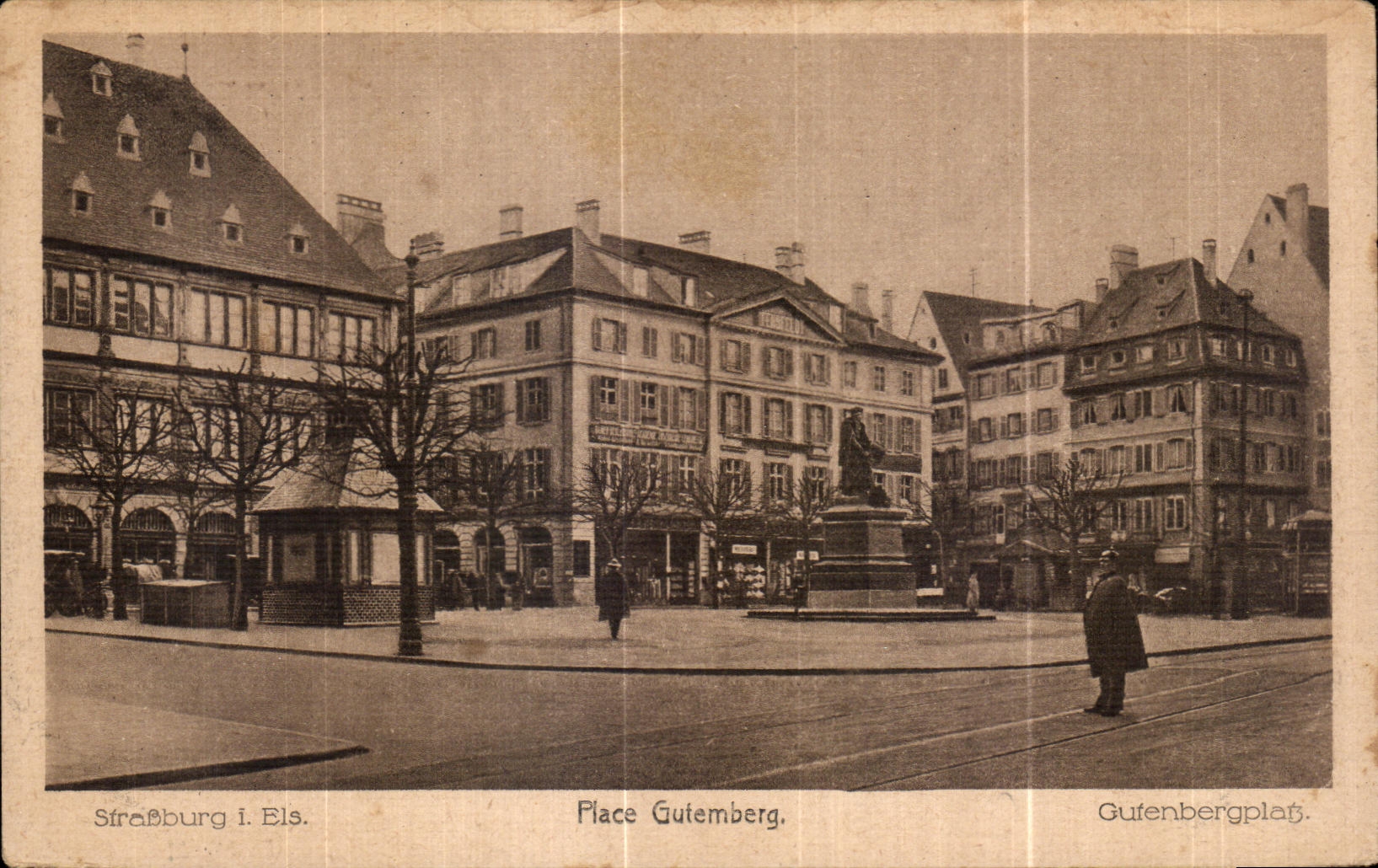 CPA Strasburg Place Gutemberg