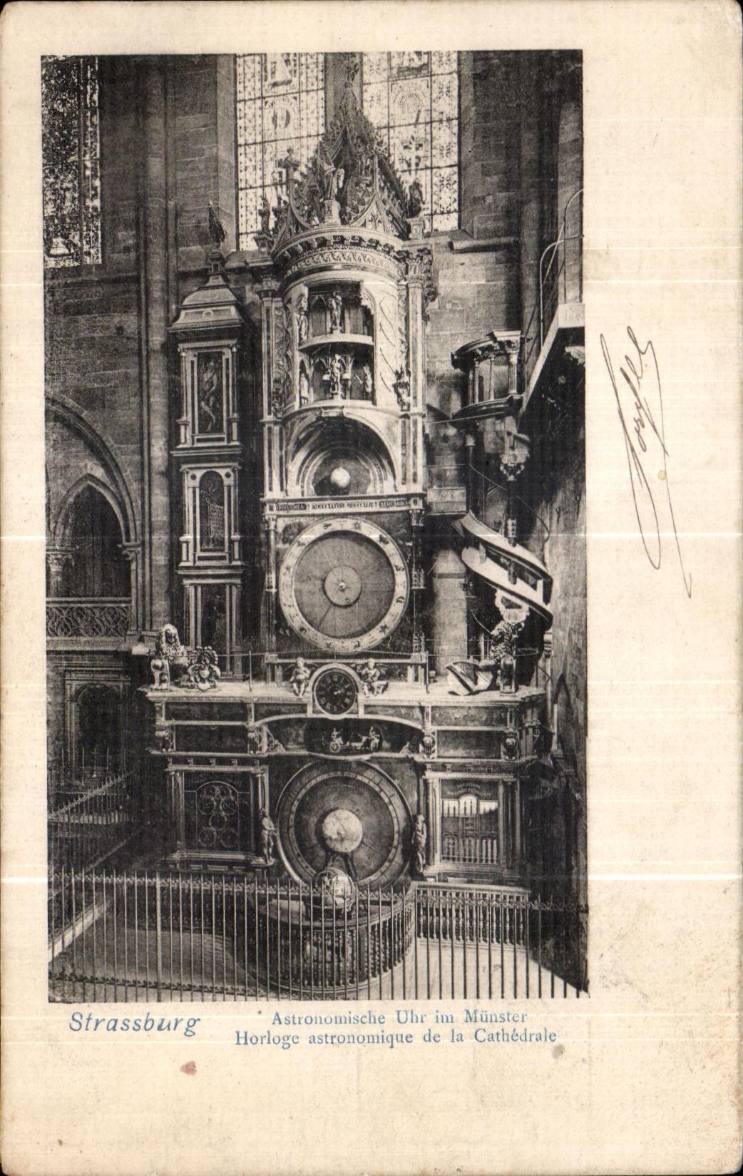 Strasbourg — Horloge astronomique de la Cathédrale — éditeur non identifié