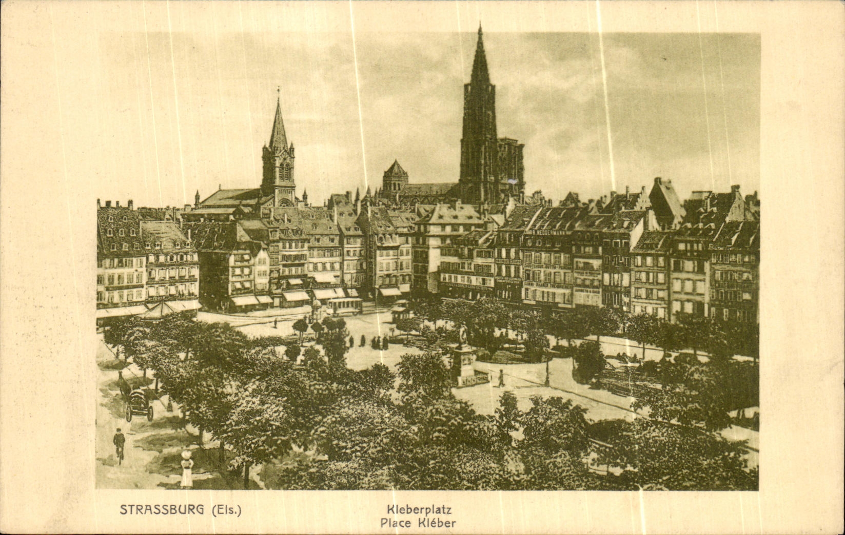 CPA Strasburg Kieberplatz Place Kieber
