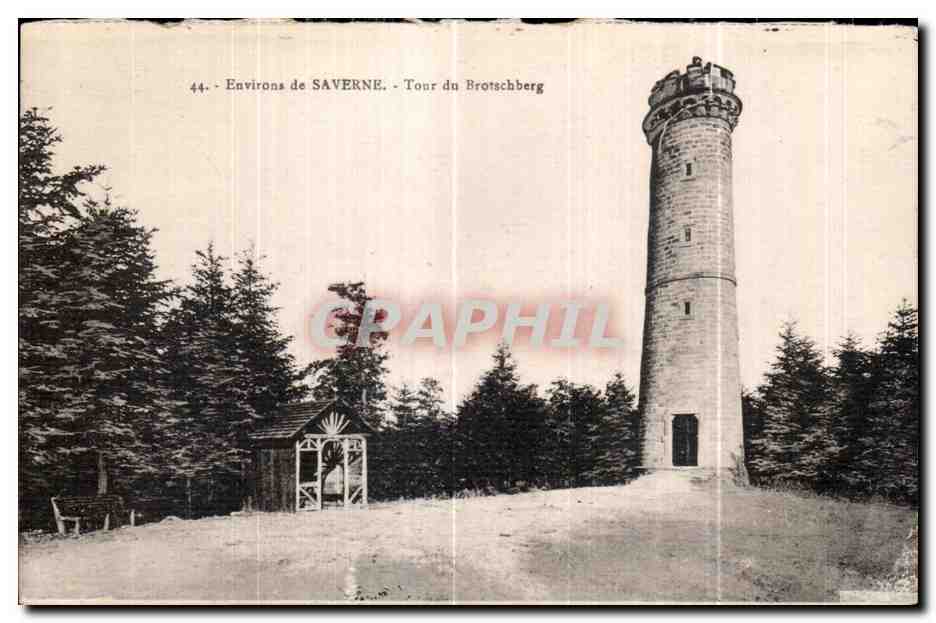 CPA Environs de Saverne Tour du Brotschberg