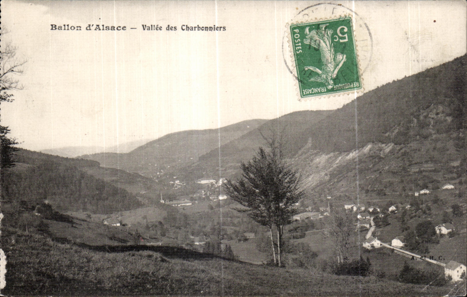 CPA Ballon d Alsace Vallee des Charbonniers