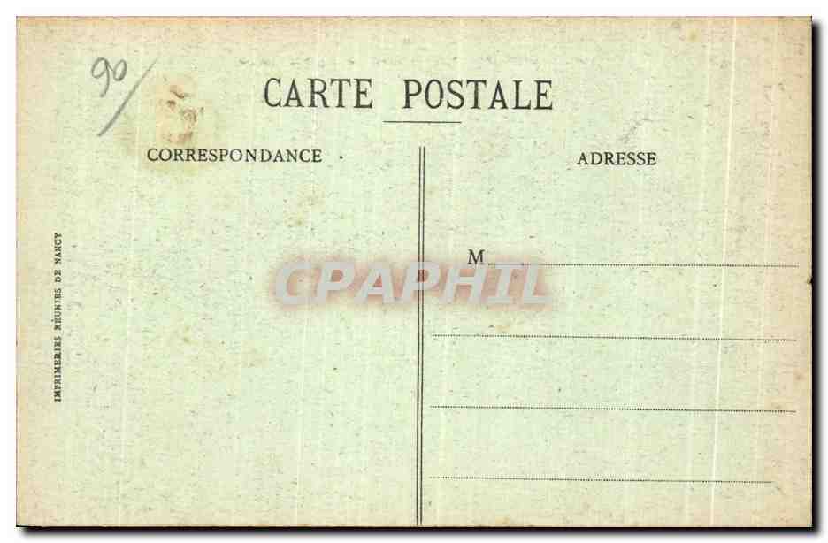 CPA Ballon D Alsace L Hotel Stauffer et le Sommet — Rückseite