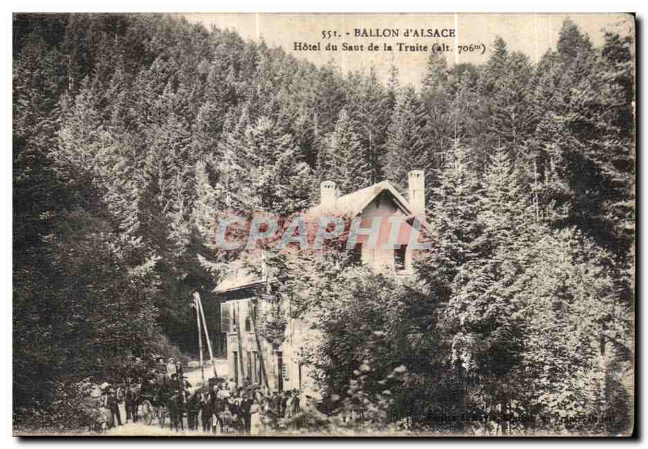 CPA Ballon d Alsace Hotel du Saut de la Truite