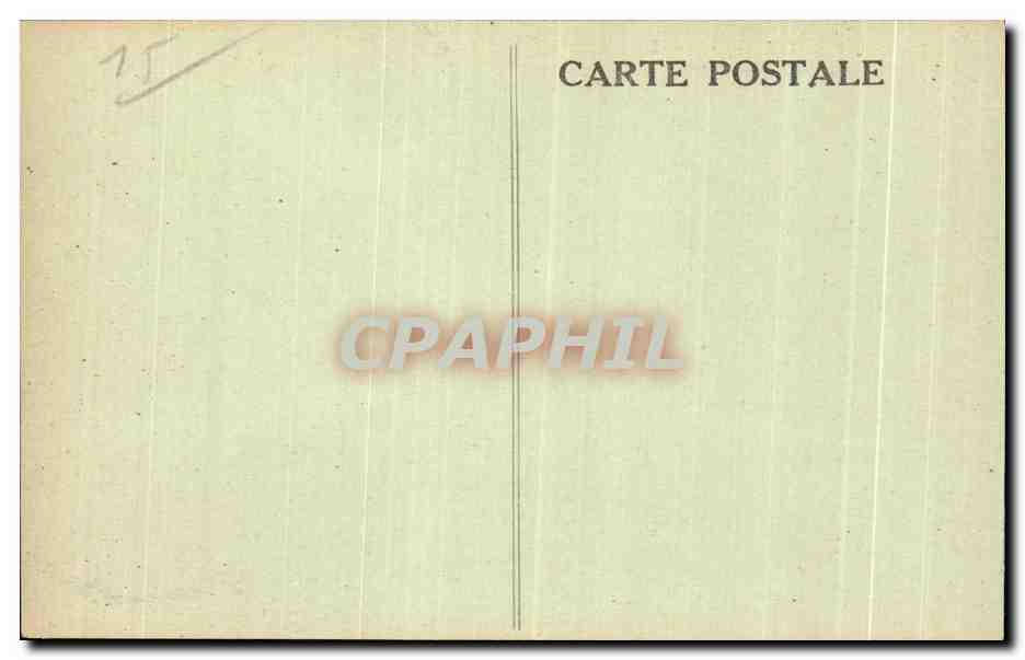 CPA Chaudesaigues Etablissement Thermal et sa Passerelle sur le Remontalou — Verso