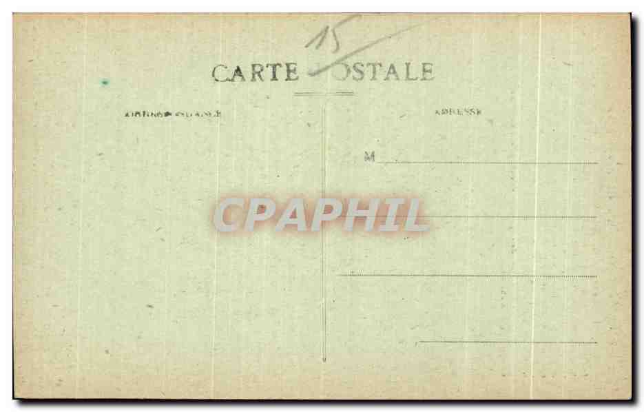 Chaudesaignes — Thermalquelle von 85° — Germaine Malraux, n° 16, Auxillac — Rückseite