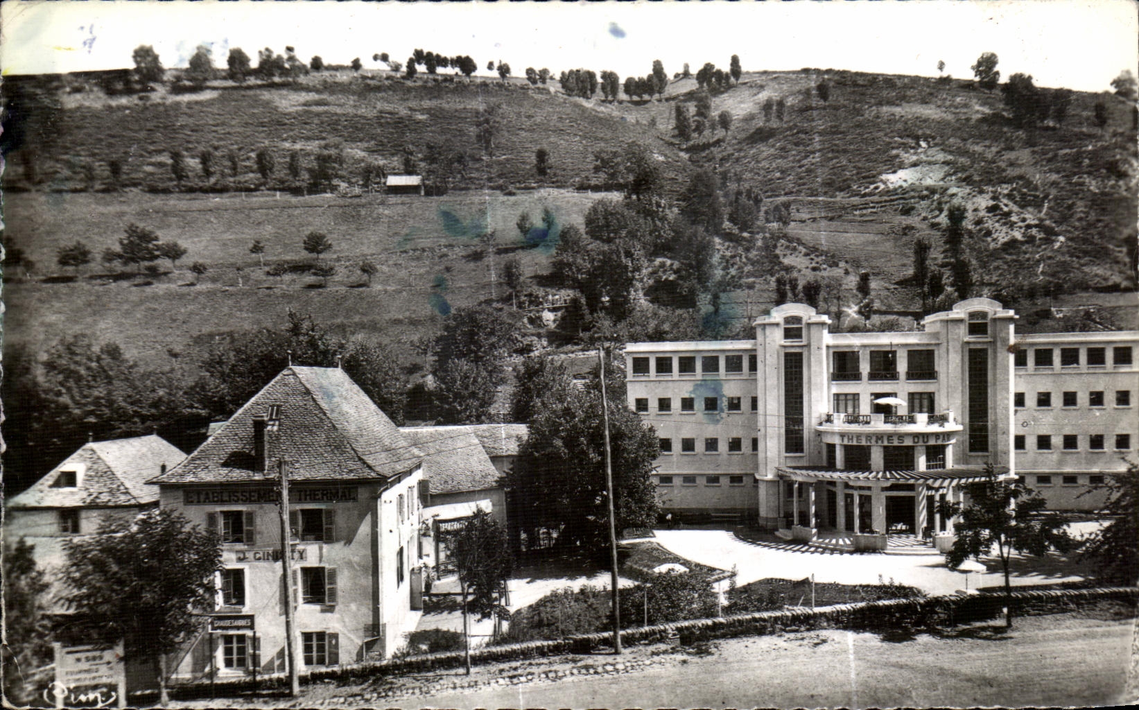 CPA Station Thermale Chaudes Aigues (Cantal) alt Etablissement Thermal alimente