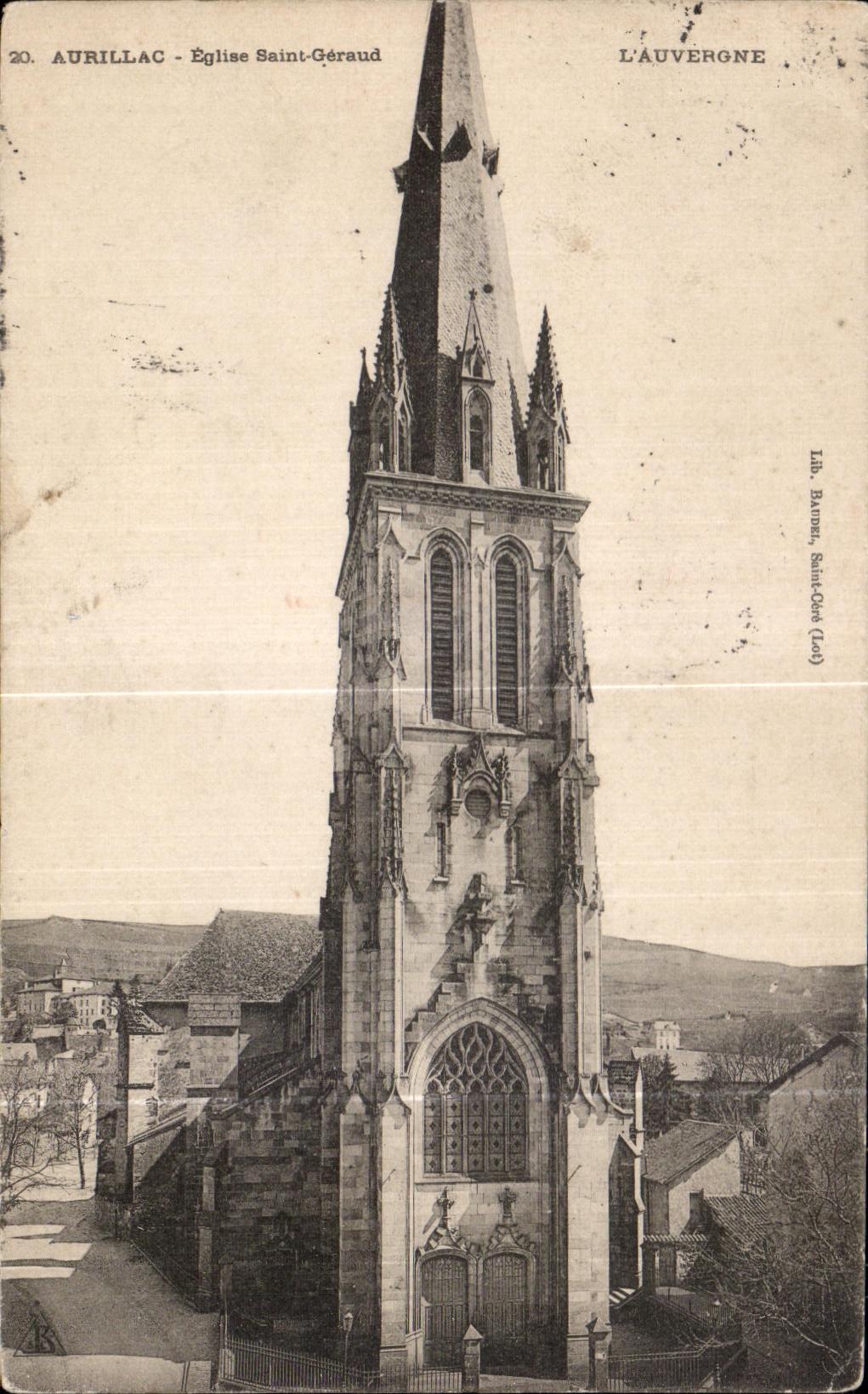 CPA Aurillac Eglise Saint Garaud
