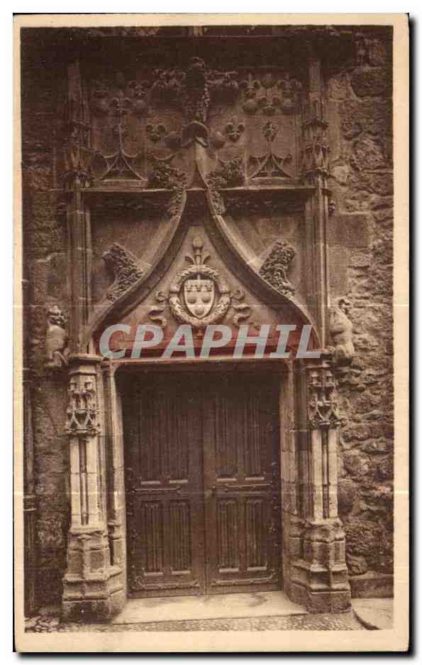 CPA Aurillac Porte D Entree De la Maison Consulaire