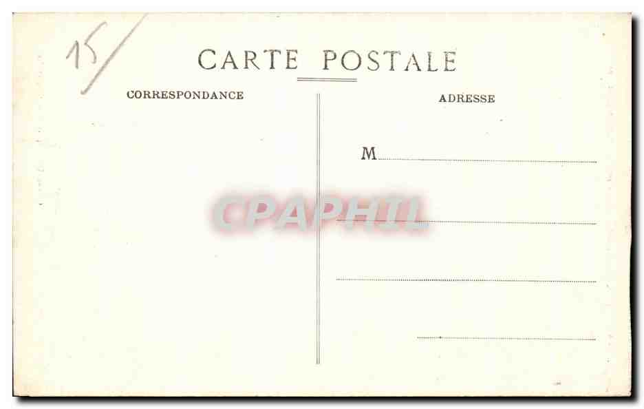 CPA Cantal Aruillac Maison Consulaire cote Couchant — Rückseite