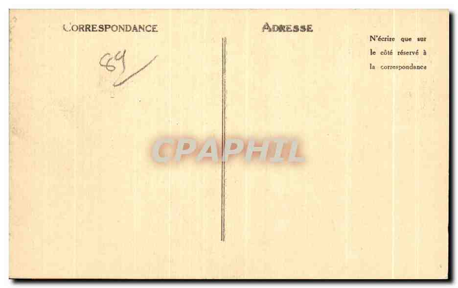 CPA Chateau d Ancy le Franc Chambre de Diane Voute peinte a Fresque l An — Back