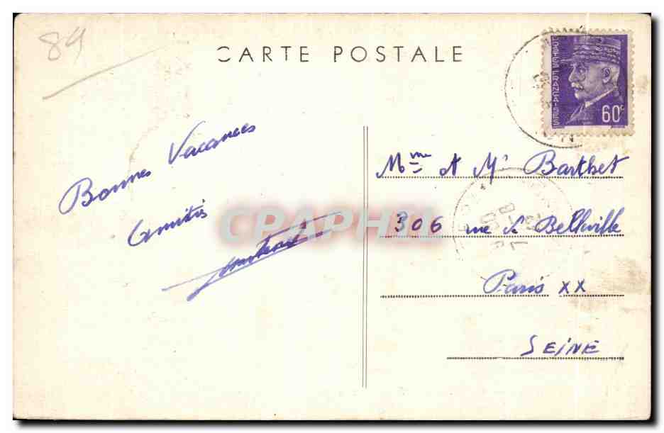 CPA L Yonne Pittoresque Ancy le Franc L Armancon — Back