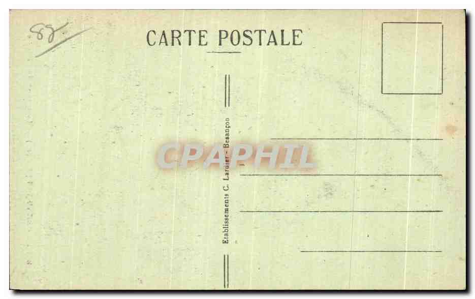 CPA Senones Interieur de l Eglise — Rückseite