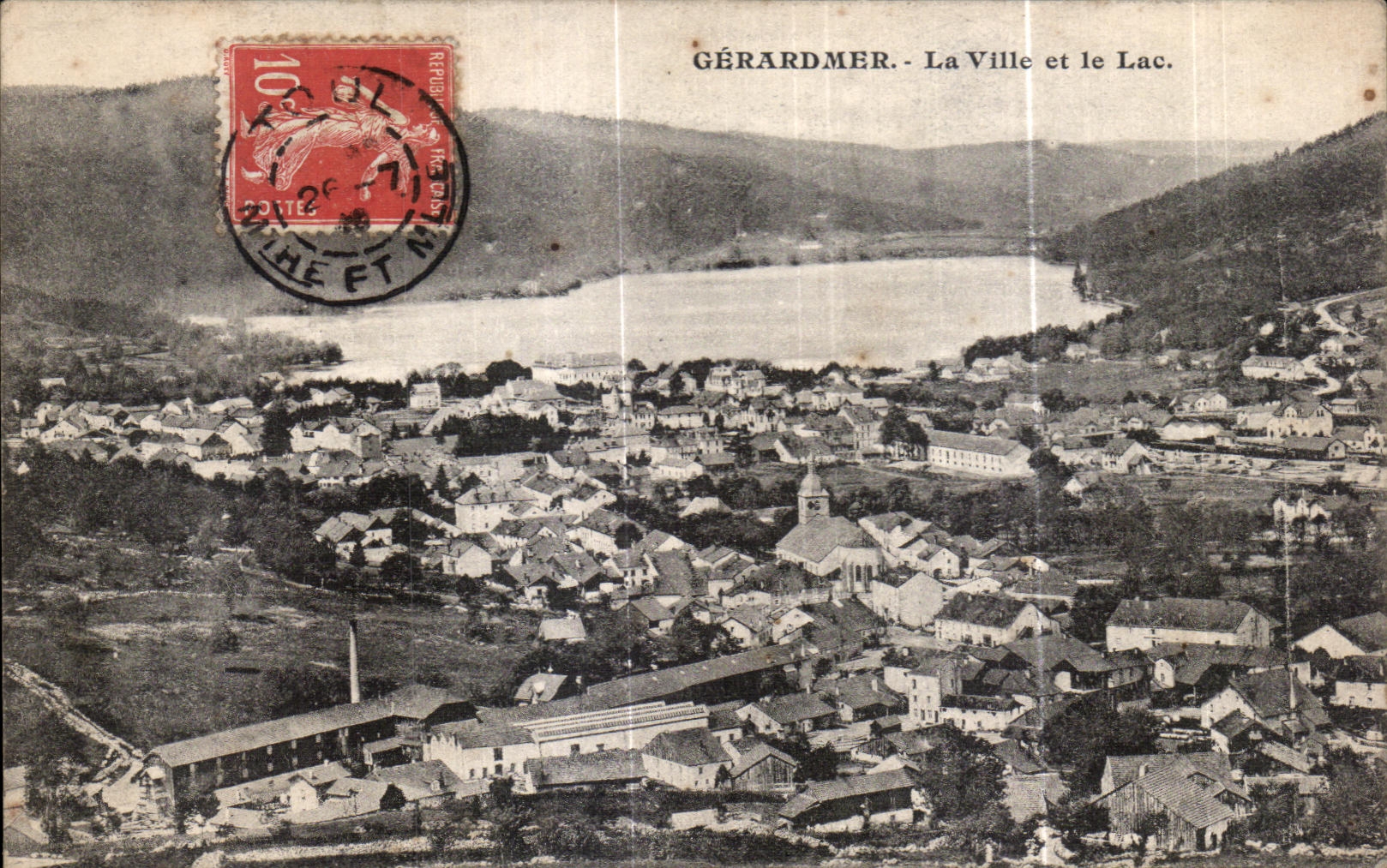 CPA Gerardmer La Ville et le Lac