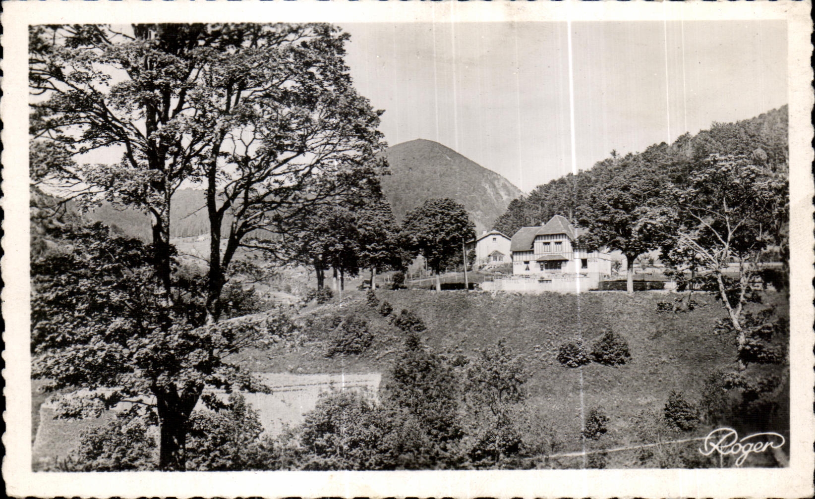 CPA Bussang L Hotel Bellevue Teleph Alt et la Route du Col de Bussang