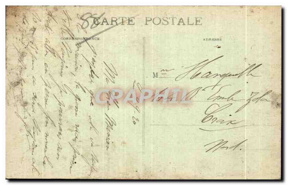 CPA Vosges llluatrees Sommet du Ballon d Alsace et la Borne Frontiere — Rückseite