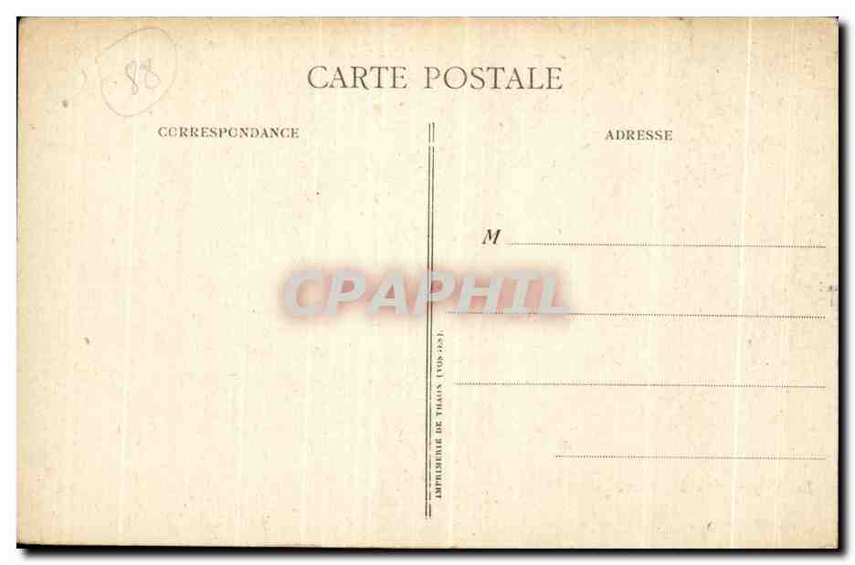 CPA La Paix Musee des mutiles  — Verso
