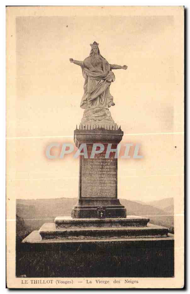 CPA Le Thillot La Vierge des Neiges