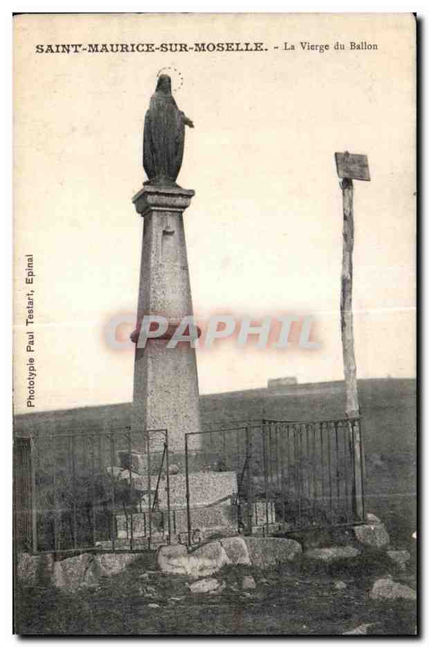 CPA Saint Maurice sur Moselle La Vierge du Ballon