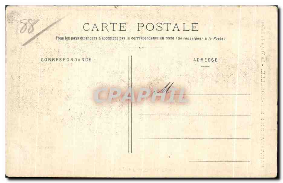 CPA Saint Maurice sur Moselle La Vierge du Ballon — Verso