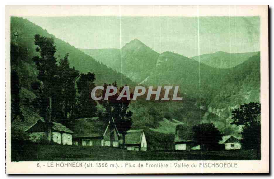 Le Hohneck (alt. 1366 m.) — Plus de Frontière | Vallée du Fischboedle — Édition Berner, Le Hohneck