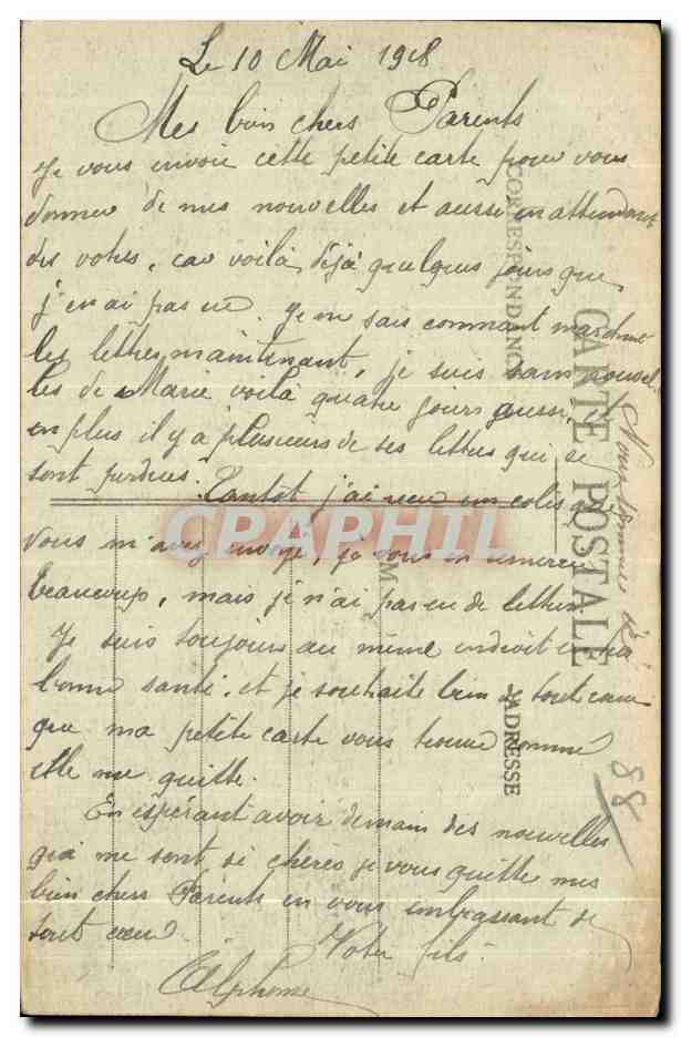 CPA Bruyeres en Vosges Le Lac de Pointhaie et le Mont Avison — Rückseite