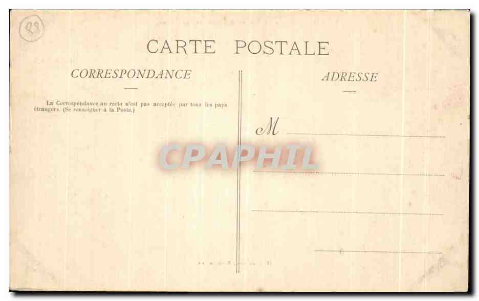 CPA Neufchateau Route d Epinal et les Crans — Rückseite