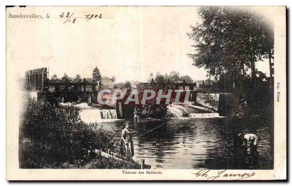 CPA Rambervillers le Vannes des Battants Enfants