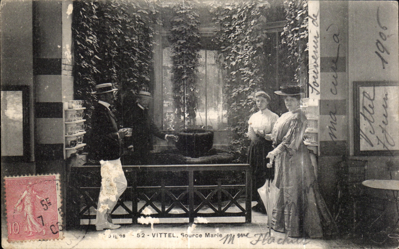 CPA Vittel Source Marie