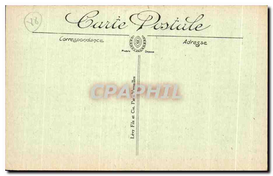 CPA Vittel Hotel de Lorraine et Rue de la Gare — Verso