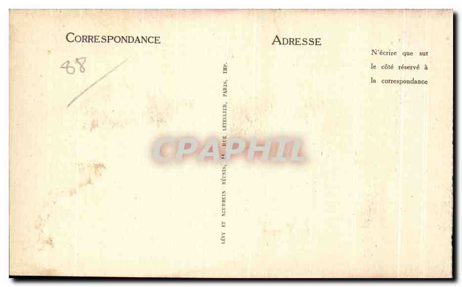 CPA Vittel Chalet des Anes Ane Donkey  — Rückseite