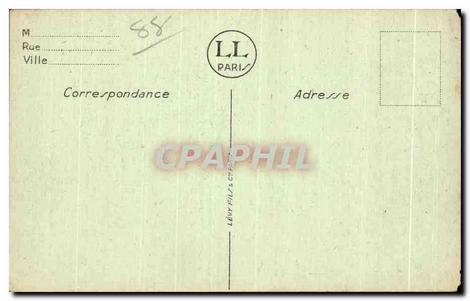 CPA Vittel La Source Salee — Rückseite