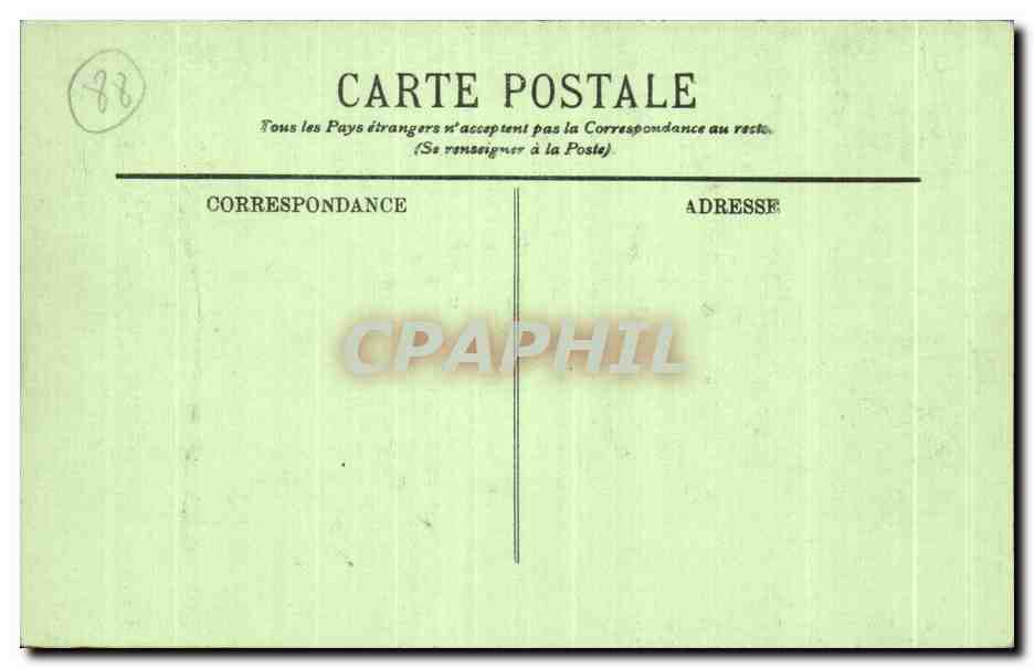 CPA Vittel Vue dans le Parc — Rückseite
