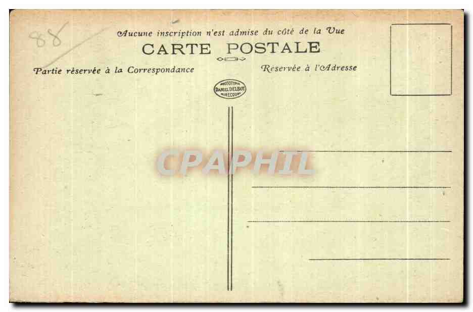 CPA Vittel Entree du Parc et le Casino — Back